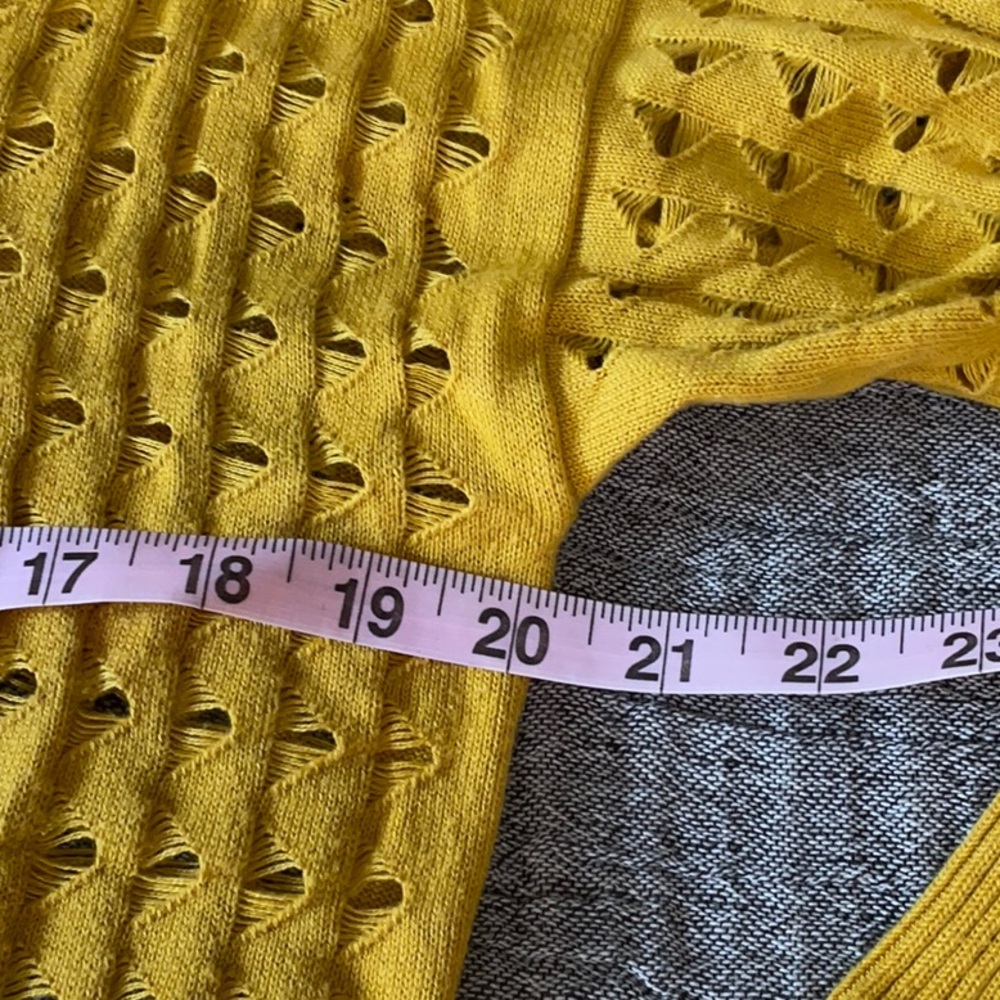Kasper Mustard Yellow Cardigan L - Picture 5 of 7